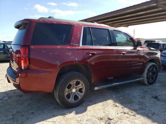 1GNSKBKC0GR166604 - 2016 CHEVROLET TAHOE K1500 LT RED photo 3