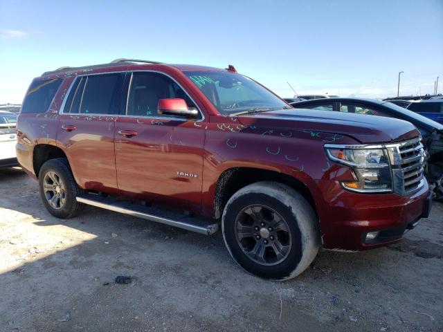 1GNSKBKC0GR166604 - 2016 CHEVROLET TAHOE K1500 LT RED photo 4