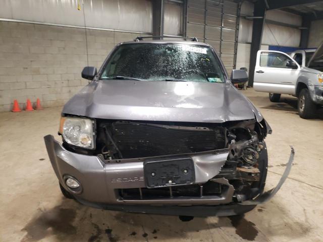 1FMCU9D76BKB00975 - 2011 FORD ESCAPE XLT GRAY photo 5
