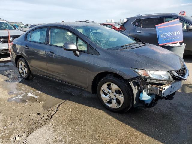 19XFB2F59DE081628 - 2013 HONDA CIVIC LX GRAY photo 4