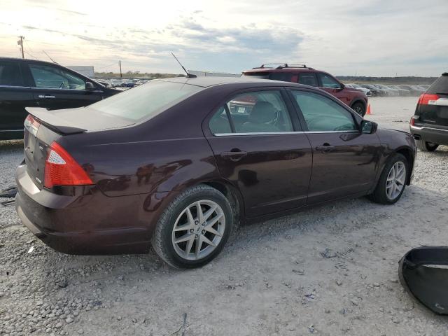 3FAHP0JGXBR133870 - 2011 FORD FUSION SEL BURGUNDY photo 3