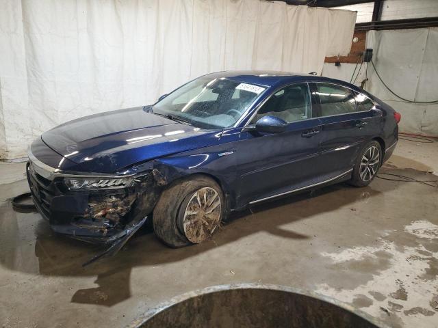 1HGCV3F49LA000735 - 2020 HONDA ACCORD HYBRID EX BLUE photo 1