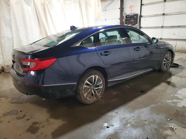 1HGCV3F49LA000735 - 2020 HONDA ACCORD HYBRID EX BLUE photo 3