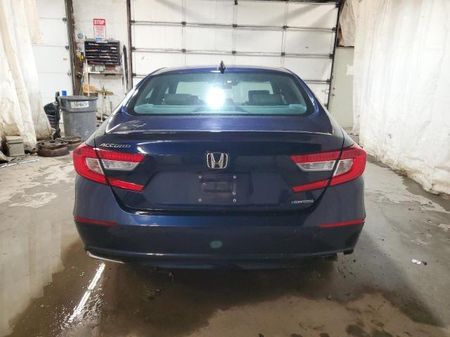 1HGCV3F49LA000735 - 2020 HONDA ACCORD HYBRID EX BLUE photo 6