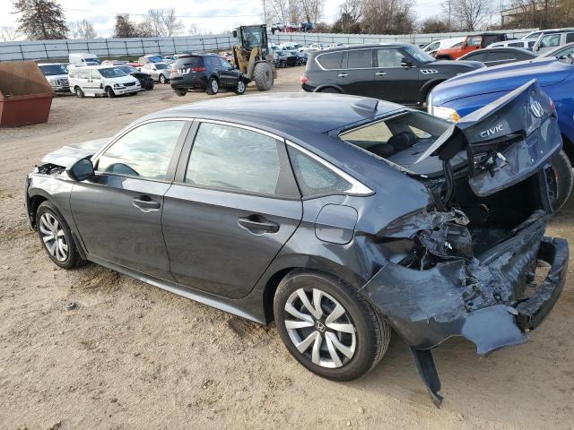 2HGFE2F21PH561928 - 2023 HONDA CIVIC LX GRAY photo 2