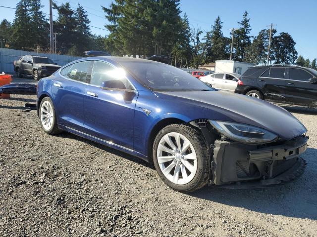 5YJSA1E13GF175464 - 2016 TESLA MODEL S Blau Foto 4