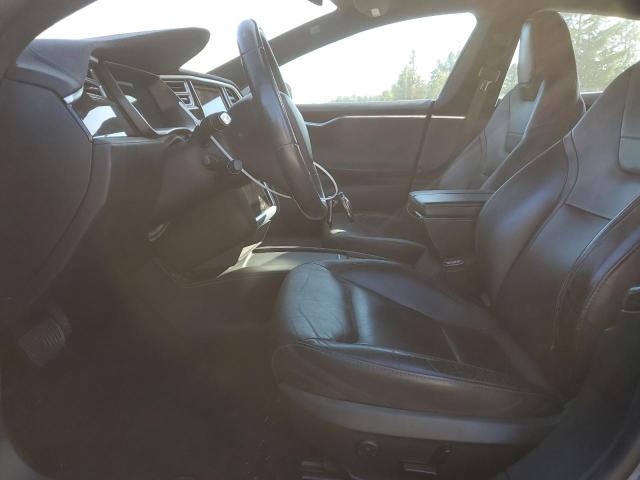 5YJSA1E13GF175464 - 2016 TESLA MODEL S Blau Foto 7