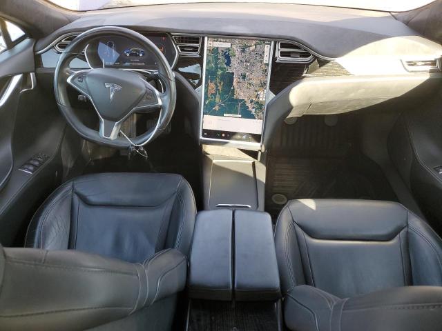 5YJSA1E13GF175464 - 2016 TESLA MODEL S Blau Foto 8