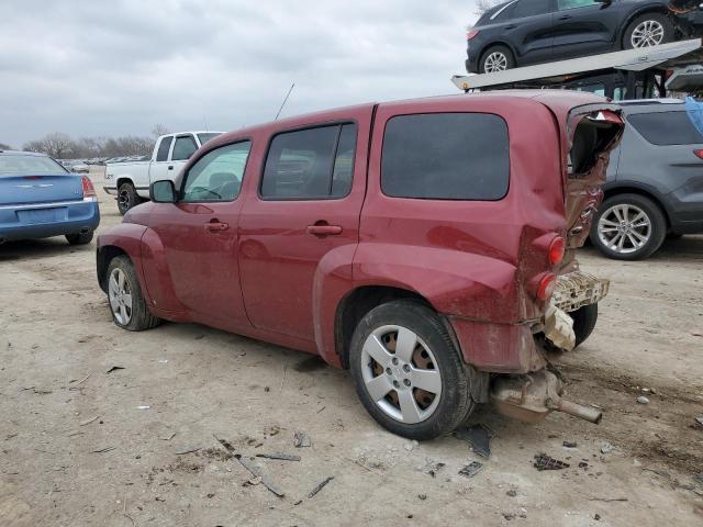 3GNCA13B19S611729 - 2009 CHEVROLET HHR LS RED photo 2