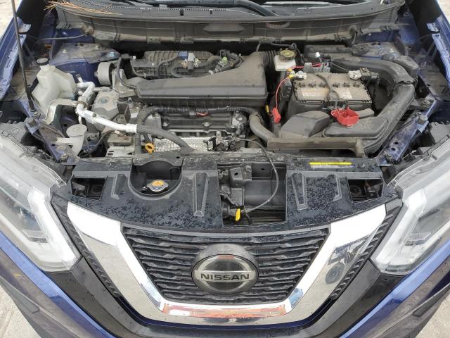 JN8AT2MT7JW462053 - 2018 NISSAN ROGUE S BLUE photo 11