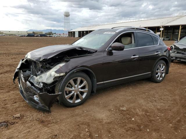JN1AJ0HP6AM702209 - 2010 INFINITI EX35 BASE Բորդո լուսանկար 1