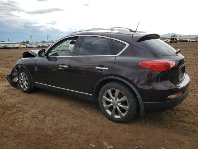 JN1AJ0HP6AM702209 - 2010 INFINITI EX35 BASE Բորդո լուսանկար 2