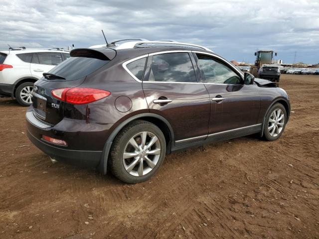 JN1AJ0HP6AM702209 - 2010 INFINITI EX35 BASE Բորդո լուսանկար 3