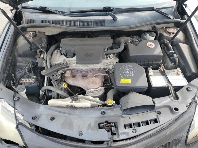 4T1BF1FK7CU112163 - 2012 TOYOTA CAMRY BASE BLACK photo 11