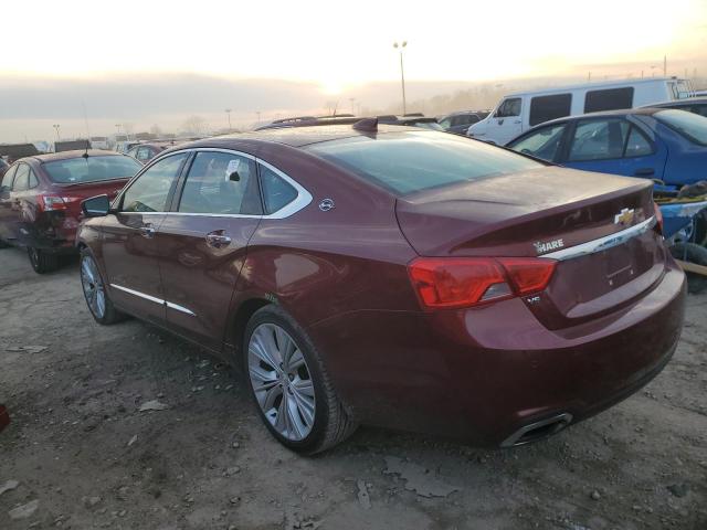 2G1145S31G9145599 - 2016 CHEVROLET IMPALA LTZ BURGUNDY photo 2