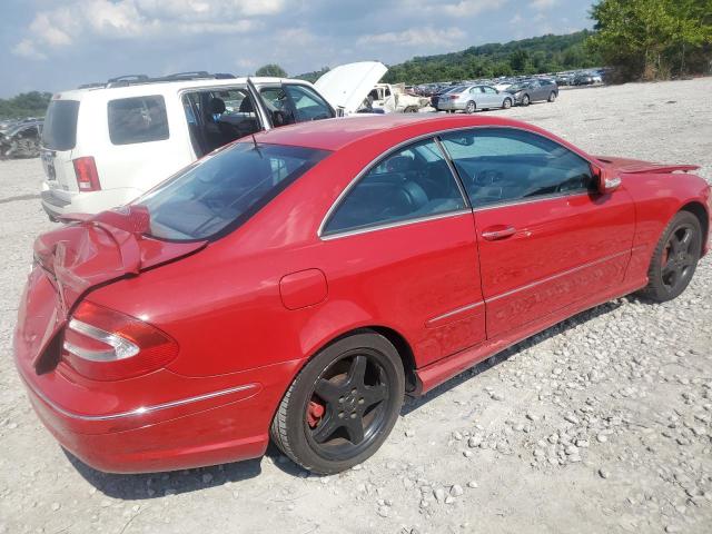 WDBTJ75J85F138215 - 2005 MERCEDES-BENZ CLK 500 RED photo 2