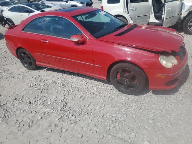 WDBTJ75J85F138215 - 2005 MERCEDES-BENZ CLK 500 RED photo 4