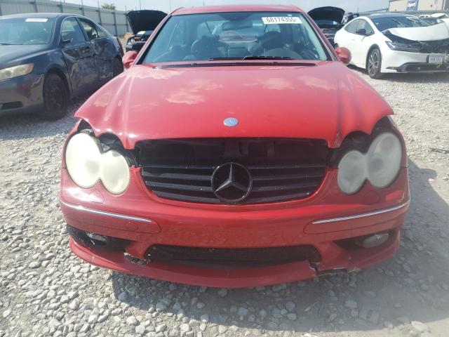WDBTJ75J85F138215 - 2005 MERCEDES-BENZ CLK 500 RED photo 5