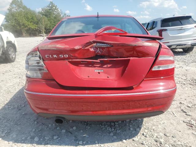 WDBTJ75J85F138215 - 2005 MERCEDES-BENZ CLK 500 RED photo 6