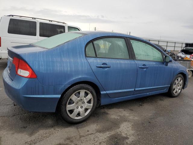 2HGFA16559H331747 - 2009 HONDA CIVIC LX BLUE photo 3