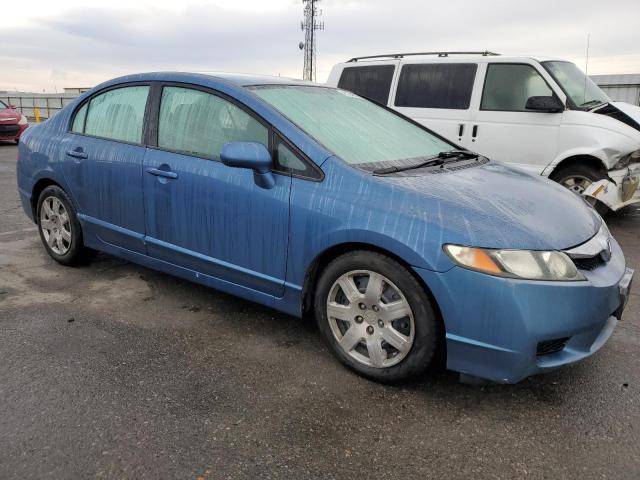 2HGFA16559H331747 - 2009 HONDA CIVIC LX BLUE photo 4