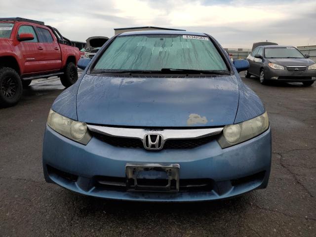 2HGFA16559H331747 - 2009 HONDA CIVIC LX BLUE photo 5