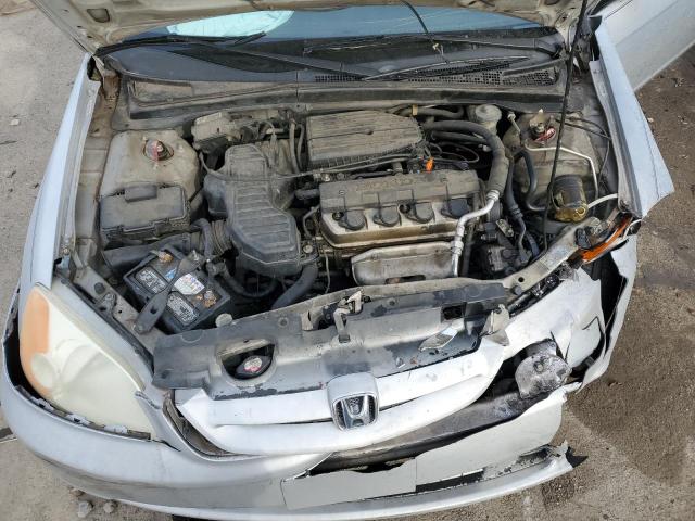 1HGEM22582L045530 - 2002 HONDA CIVIC LX SILVER photo 11