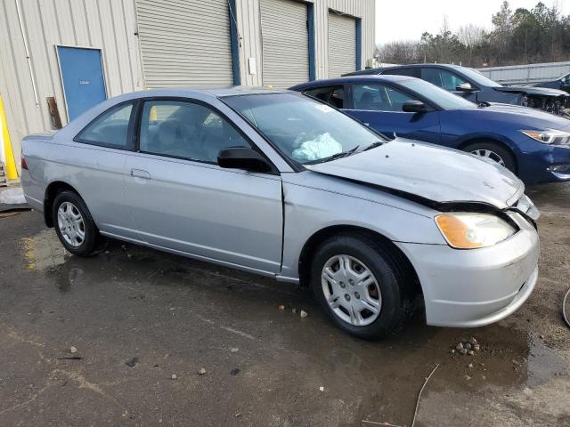 1HGEM22582L045530 - 2002 HONDA CIVIC LX SILVER photo 4