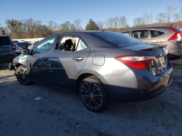 2T1BURHEXEC071611 - 2014 TOYOTA COROLLA L GRAY photo 2