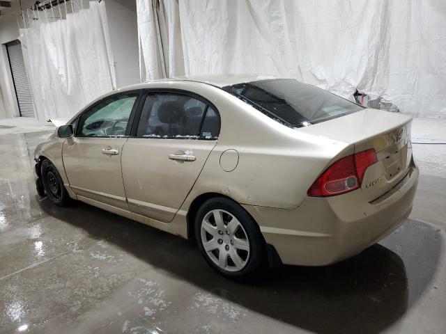 1HGFA16557L014339 - 2007 HONDA CIVIC LX GOLD photo 2