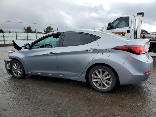 5NPDH4AE7FH589121 - 2015 HYUNDAI ELANTRA SE SILVER photo 2