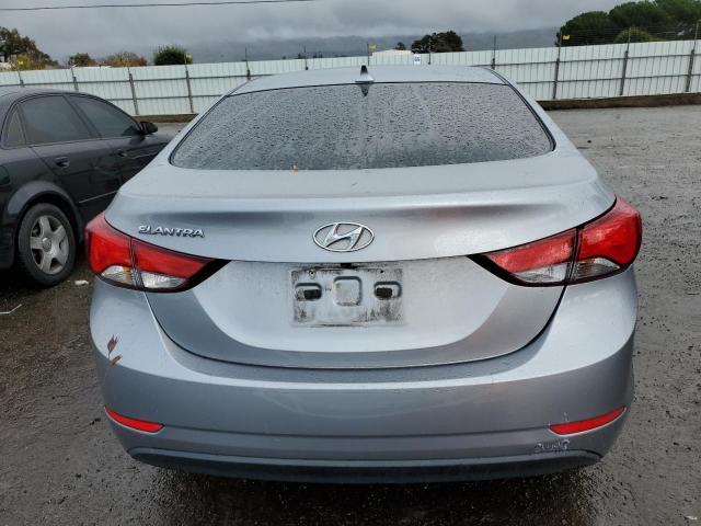 5NPDH4AE7FH589121 - 2015 HYUNDAI ELANTRA SE SILVER photo 6