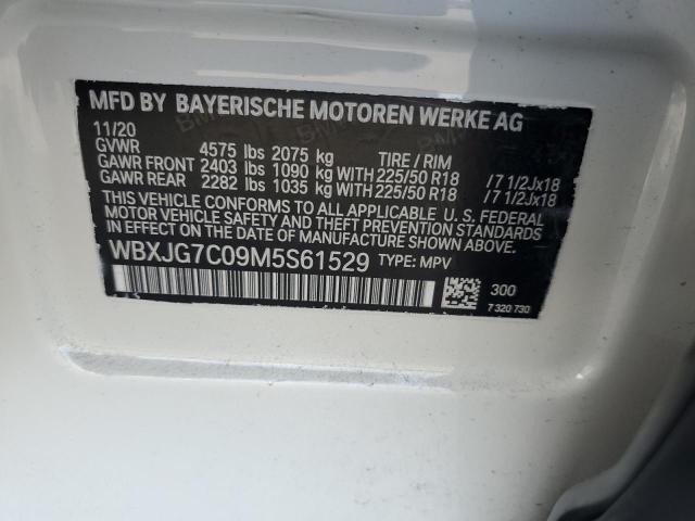 WBXJG7C09M5S61529 - 2021 BMW X1 SDRIVE28I 白色 照片 14
