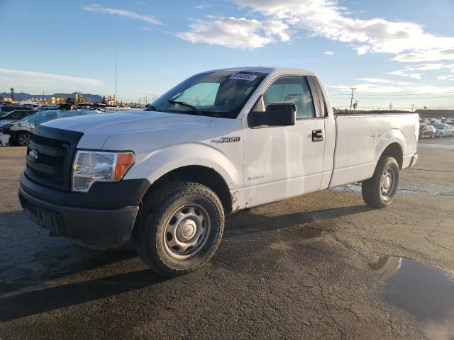 1FTNF1ET1EKG10367 - 2014 FORD F150 WHITE photo 1