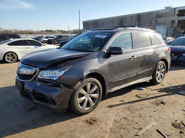 5FRYD4H87FB029786 - 2015 ACURA MDX ADVANCE CHARCOAL photo 1