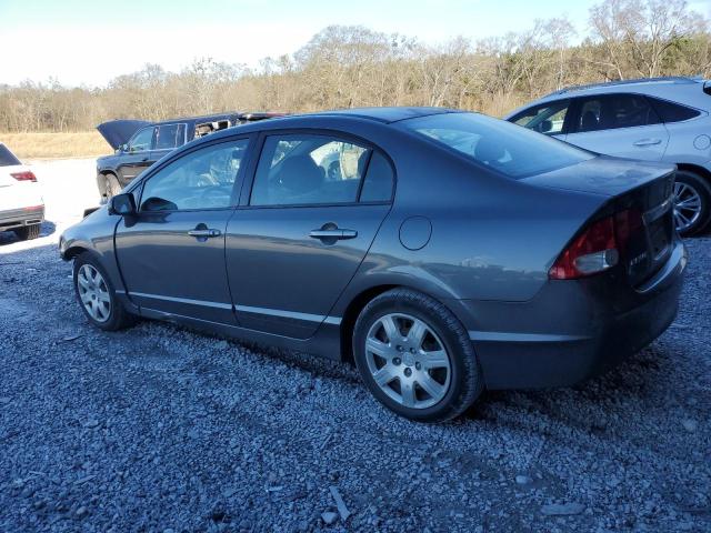 2HGFA1F54AH548713 - 2010 HONDA CIVIC LX GRAY photo 2