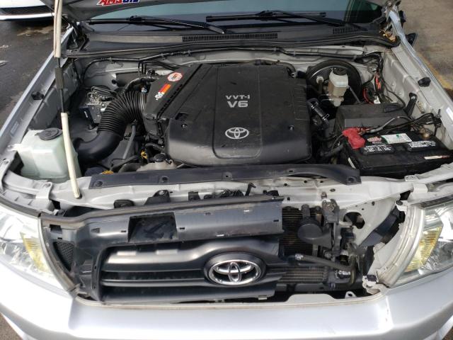 5TEJU62N87Z382857 - 2007 TOYOTA TACOMA DOUBLE CAB PRERUNNER SILVER photo 11