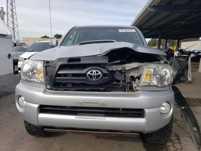 5TEJU62N87Z382857 - 2007 TOYOTA TACOMA DOUBLE CAB PRERUNNER SILVER photo 5
