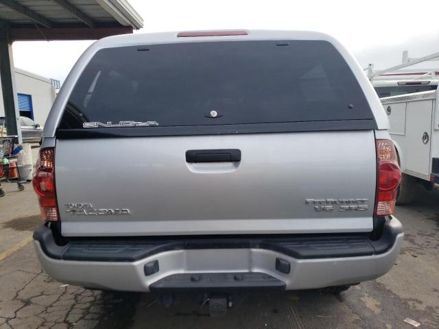 5TEJU62N87Z382857 - 2007 TOYOTA TACOMA DOUBLE CAB PRERUNNER SILVER photo 6