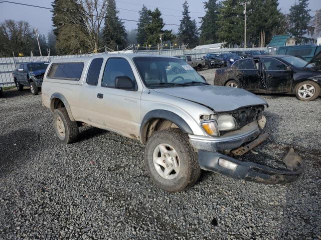 5TEWN72N22Z144648 - 2002 TOYOTA TACOMA XTRACAB SILVER photo 4