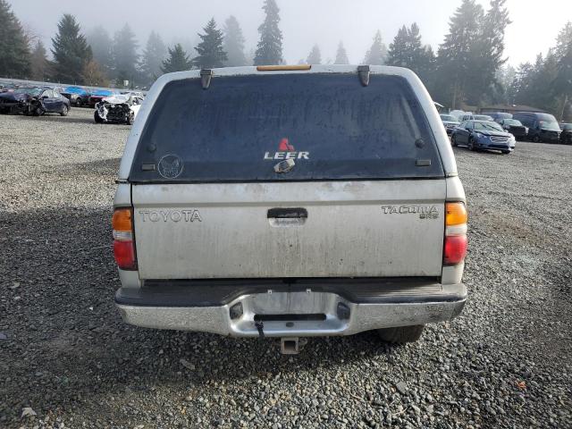 5TEWN72N22Z144648 - 2002 TOYOTA TACOMA XTRACAB SILVER photo 6