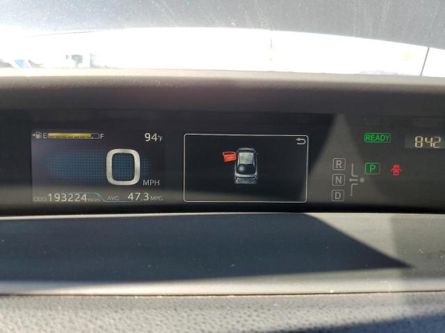 JTDKBRFU6G3009621 - 2016 TOYT PRIUS BLACK photo 9