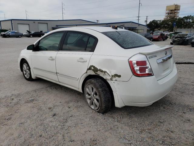 3N1AB6AP9CL708769 - 2012 NISSAN SENTRA 2.0 WHITE photo 2