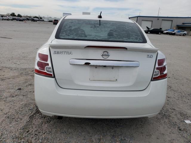 3N1AB6AP9CL708769 - 2012 NISSAN SENTRA 2.0 WHITE photo 6