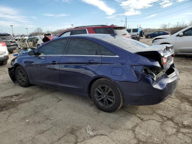 5NPEB4AC1DH655731 - 2013 HYUNDAI SONATA GLS BLUE photo 2