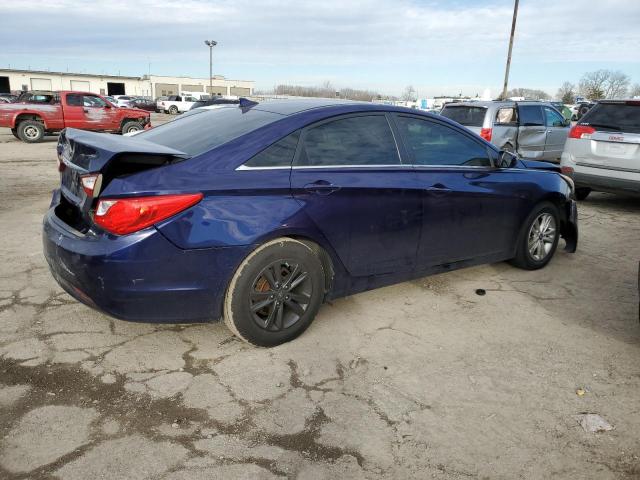 5NPEB4AC1DH655731 - 2013 HYUNDAI SONATA GLS BLUE photo 3