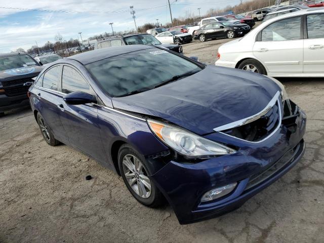 5NPEB4AC1DH655731 - 2013 HYUNDAI SONATA GLS BLUE photo 4