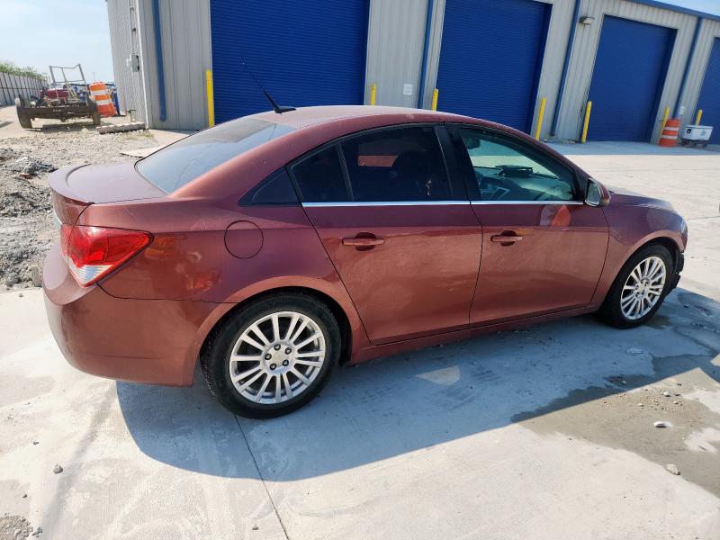 1G1PJ5SC3C7319669 - 2012 CHEVROLET CRUZE ECO Темно-червоний фото 3