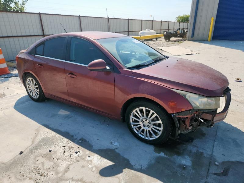 1G1PJ5SC3C7319669 - 2012 CHEVROLET CRUZE ECO Темно-червоний фото 4