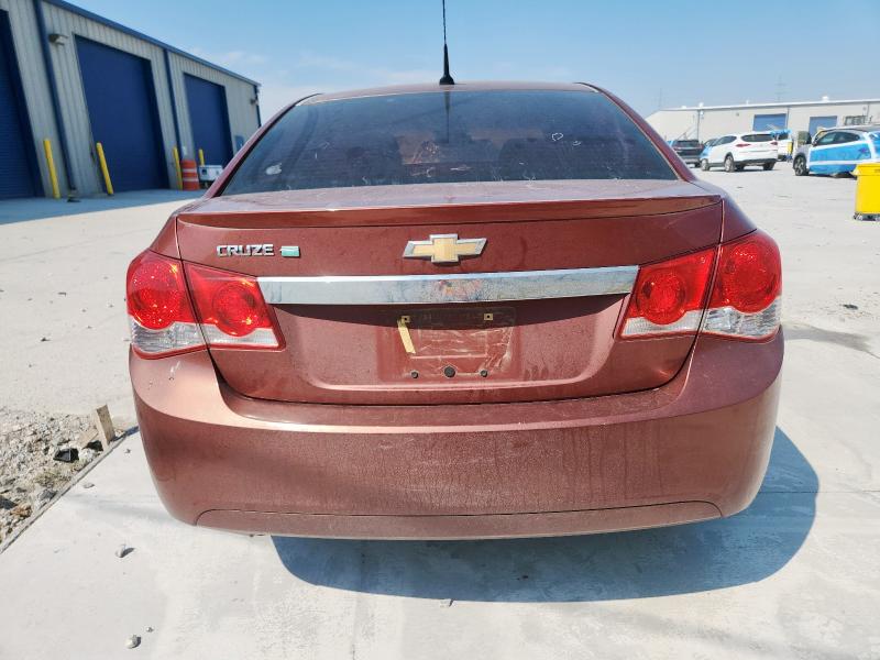 1G1PJ5SC3C7319669 - 2012 CHEVROLET CRUZE ECO Темно-червоний фото 6